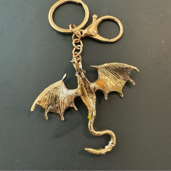 NWT Dragon Jeweled Keychain - Picture 3 of 12